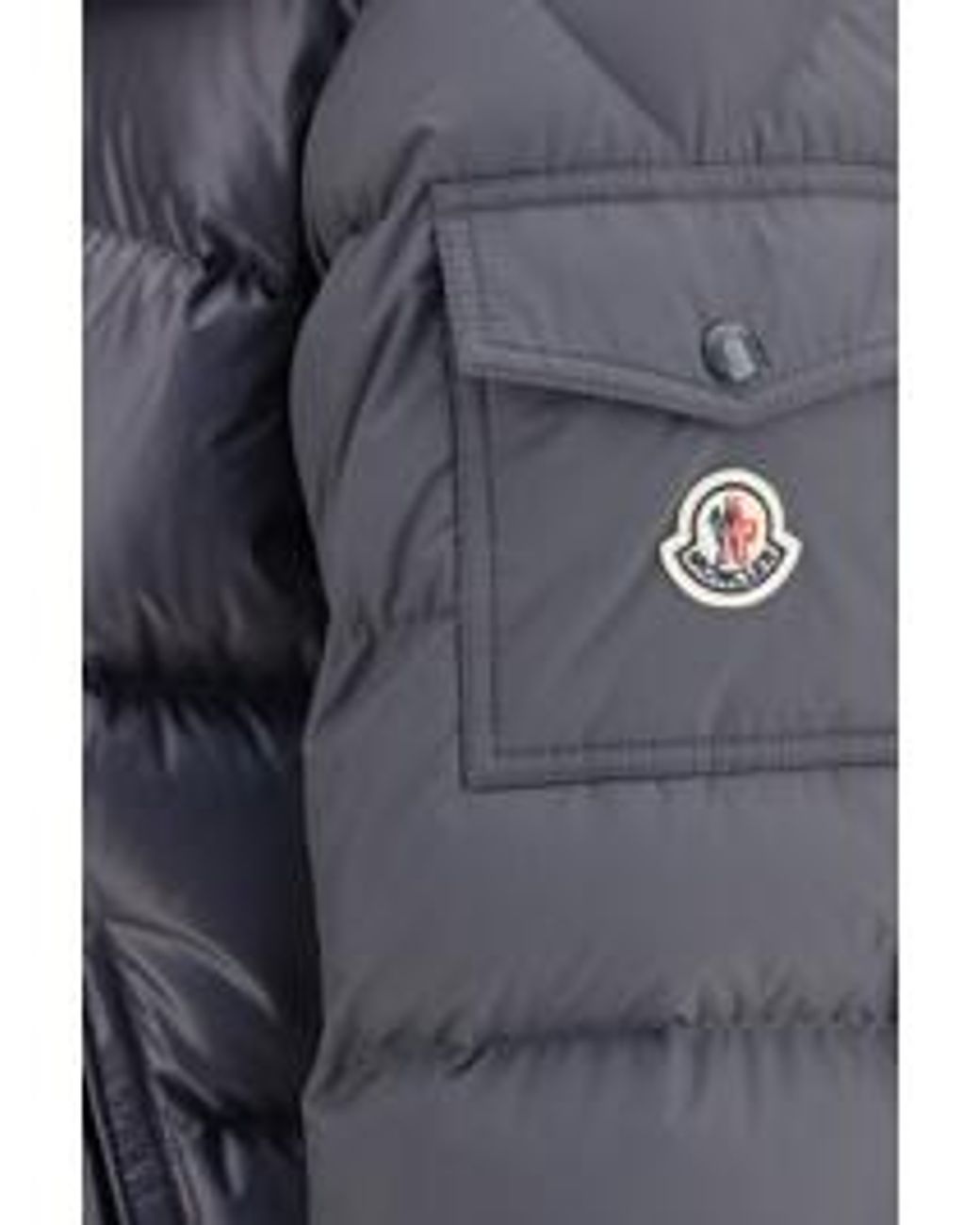 Moncler Gray Maya Zip-Up Hooded Jacket for men