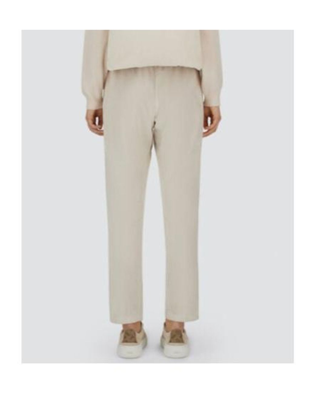 Herno Natural Resort Pleated Drawstring Trousers