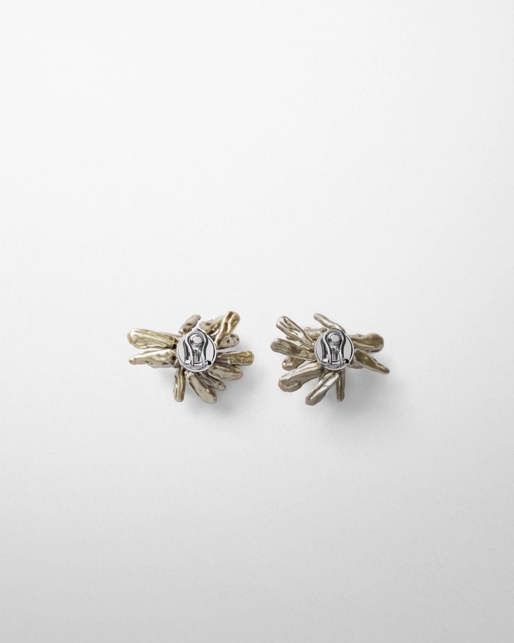 Phoebe Philo Metallic Cluster Earrings