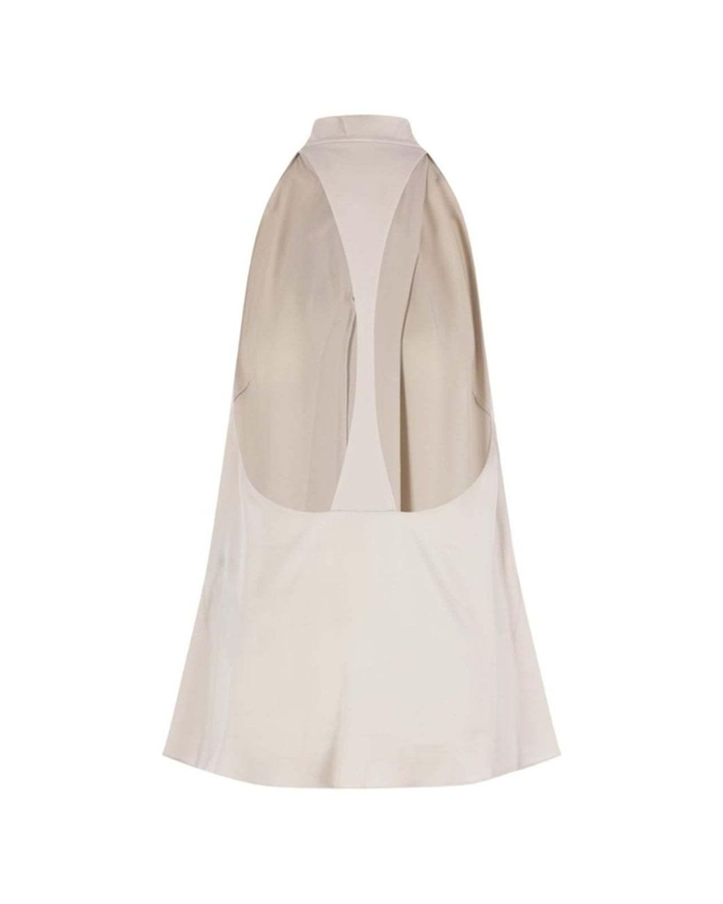 Tom Ford White Halter Neck Sleeveless Top
