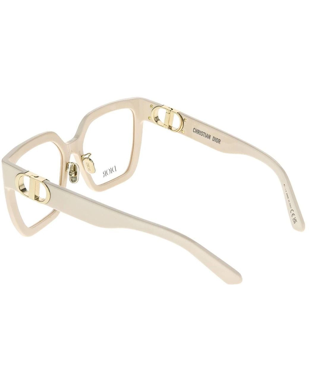 Dior White Full Frame Plain Mirror