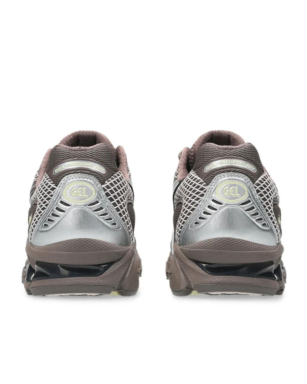 Asics Gray Mesh Panel Running Shoes for men