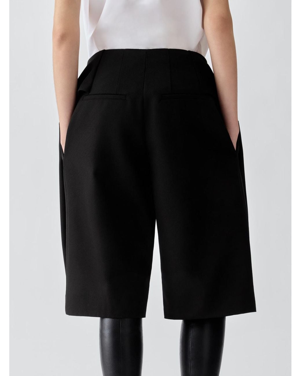 Jacquemus Black Le Short Cubisto Bermuda Shorts
