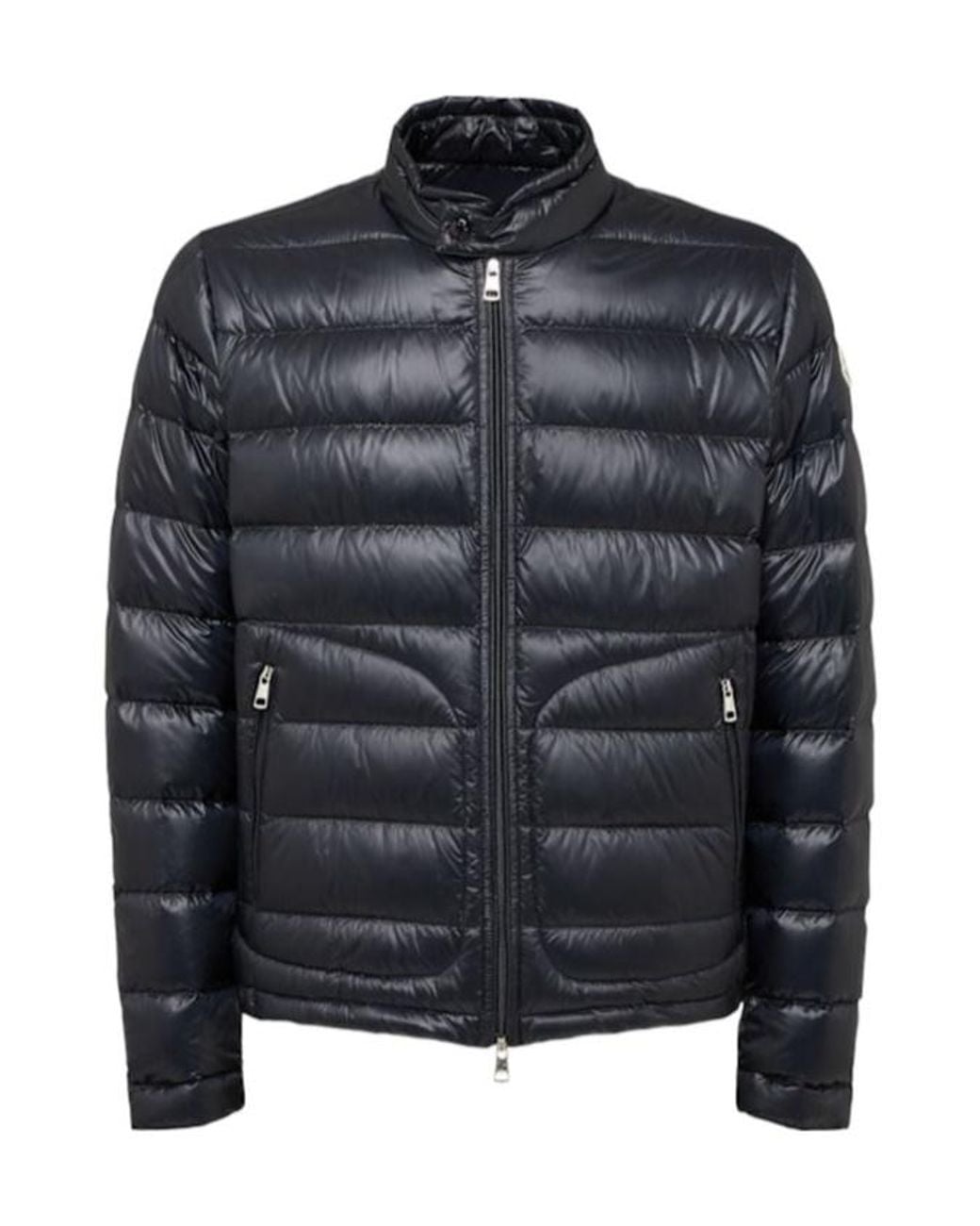 Moncler Black Acorus Lightweight Nylon Down Jacket for men