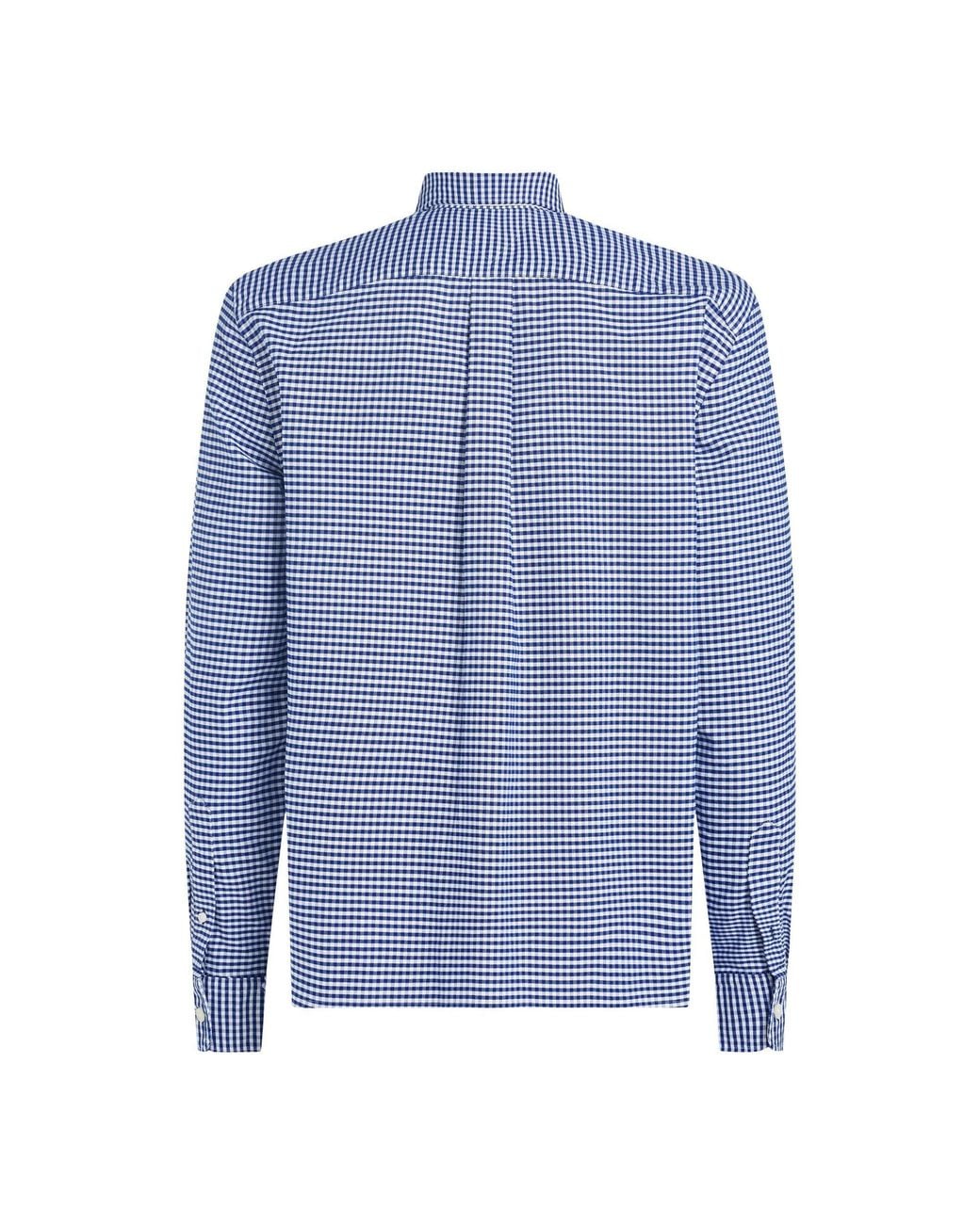 Tommy Hilfiger Blue Cotton Long-Sleeve Shirt for men