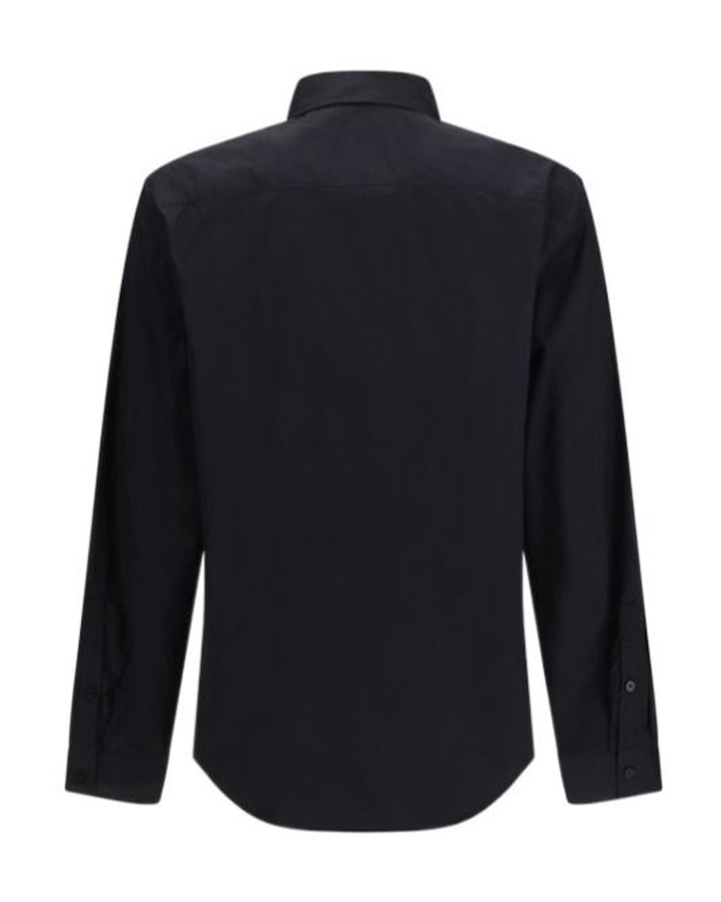 Versace Blue Jeans Couture Logo Patch Cotton Shirt for men