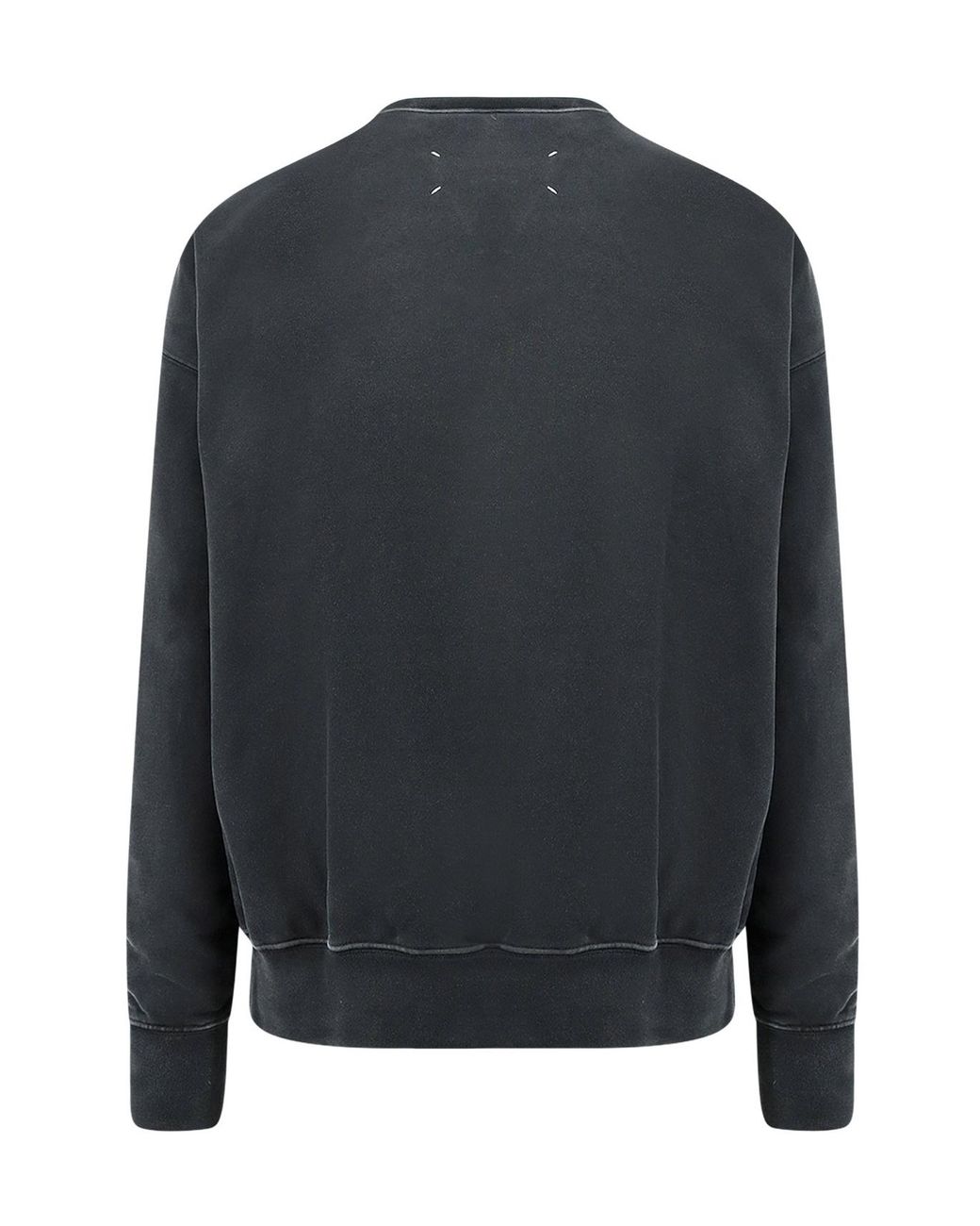 Maison Margiela Gray Long-Sleeved Crewneck Sweatshirt for men
