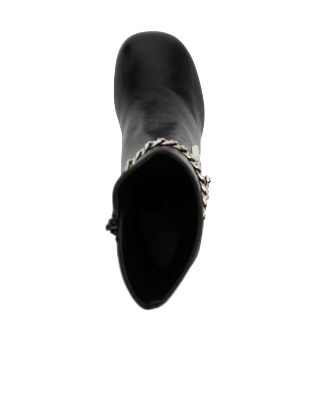 J.W. Anderson Black Round-Head Short Boots