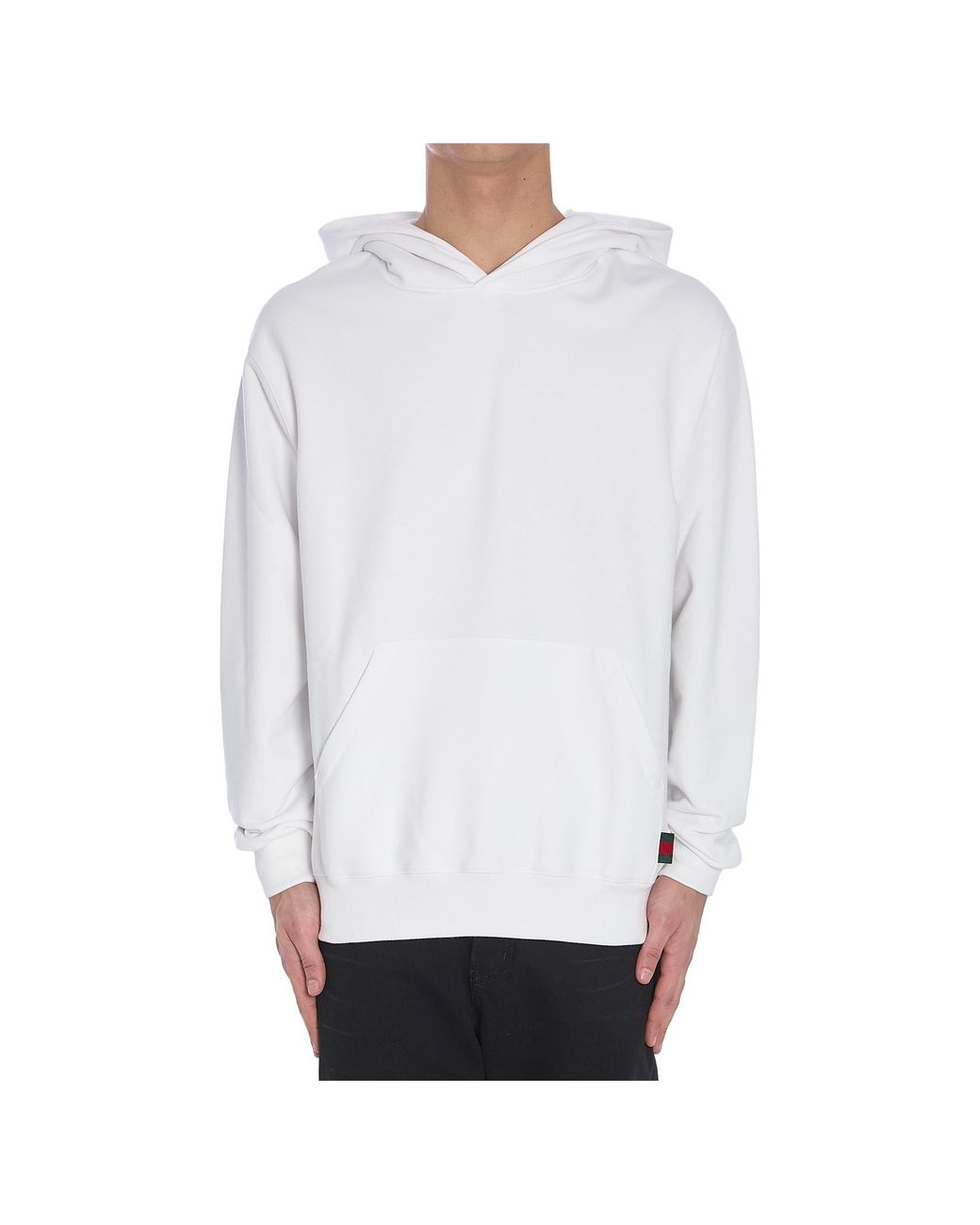 Gucci White Jersey Sweatshirt for men