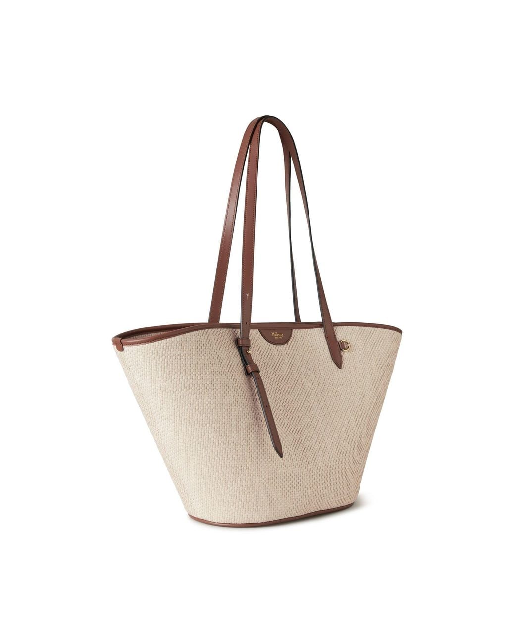 Mulberry Natural Straw Tote Bag