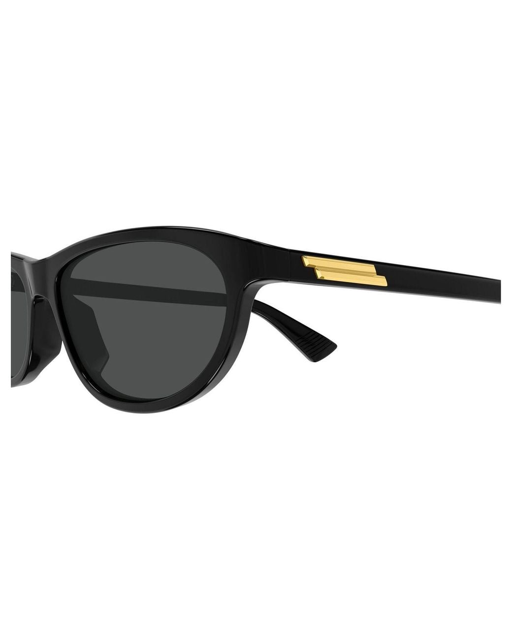 Bottega Veneta White Eyewear Rectangular Frame Sunglasses for men