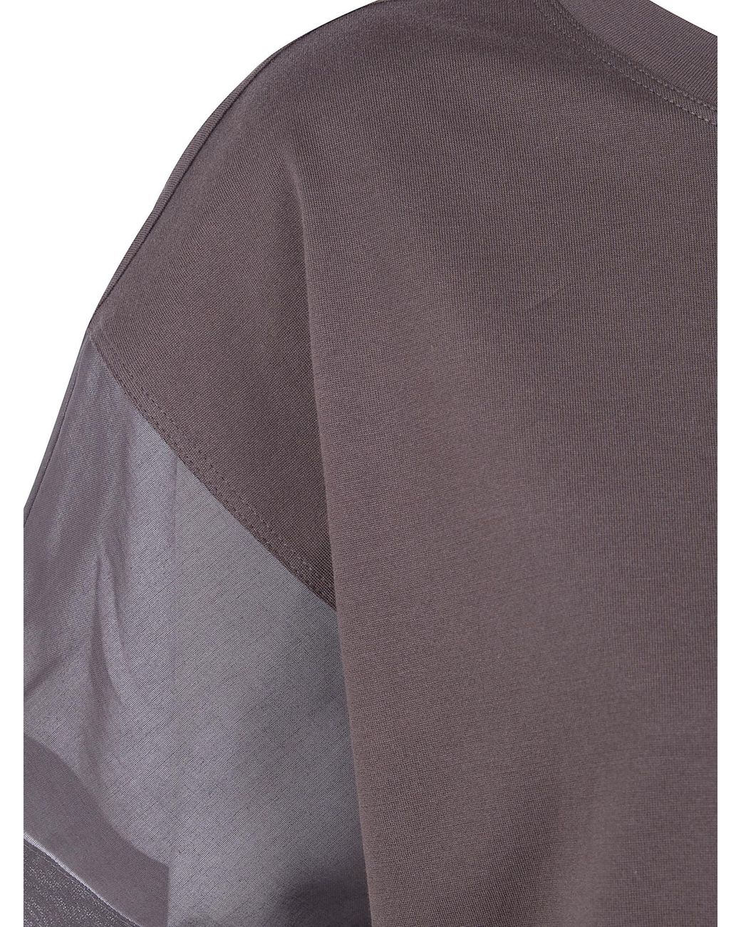 Brunello Cucinelli Black Short-Sleeved T-Shirt