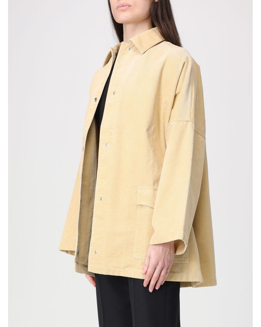 Totême Natural Totême Button-Up Oversized Jacket
