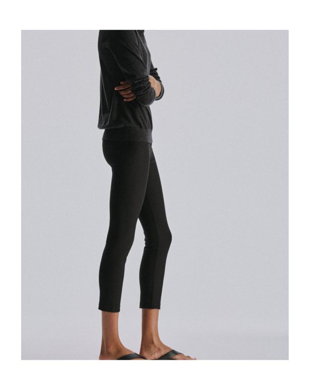 The Row Black Gael Casual Trousers