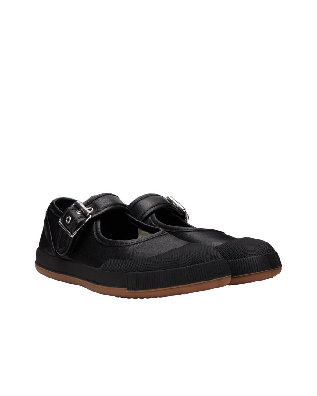 Vivienne Westwood Black Animal Gym Bar Ballerina Flats