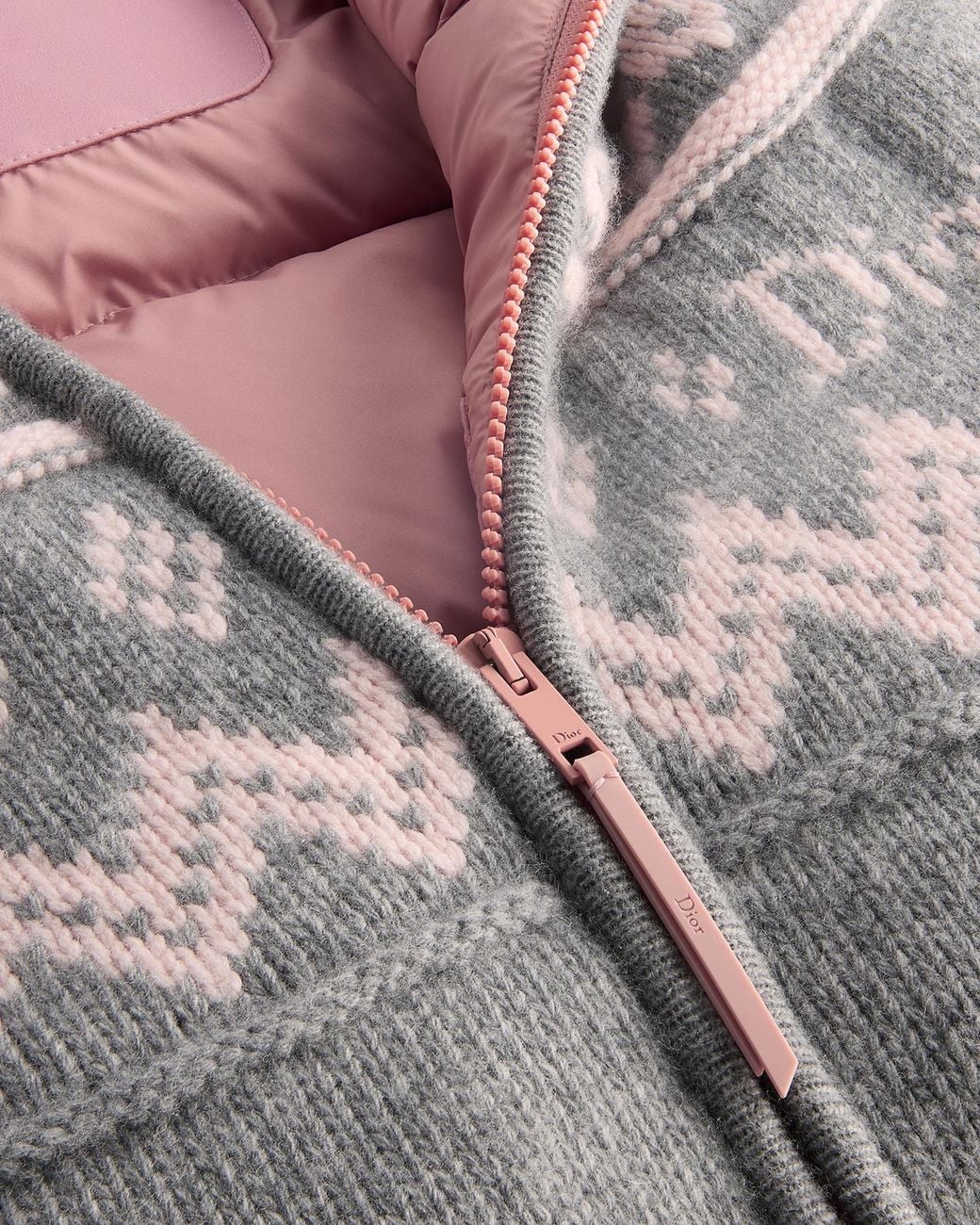 Dior Gray Alps Down Jacket