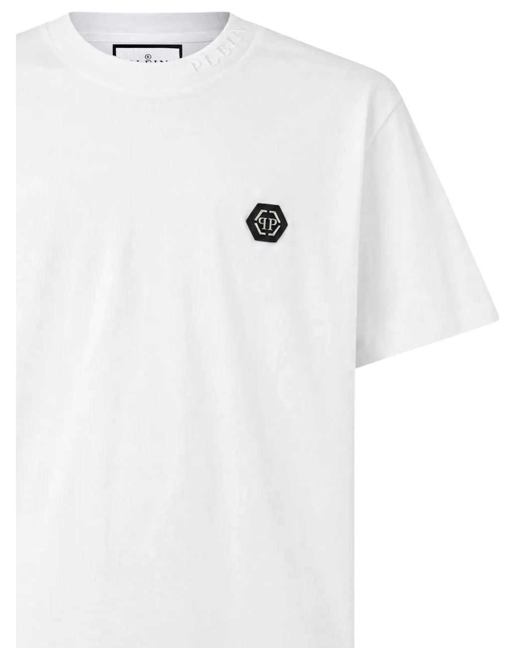 Philipp Plein White Short-Sleeved T-Shirt for men
