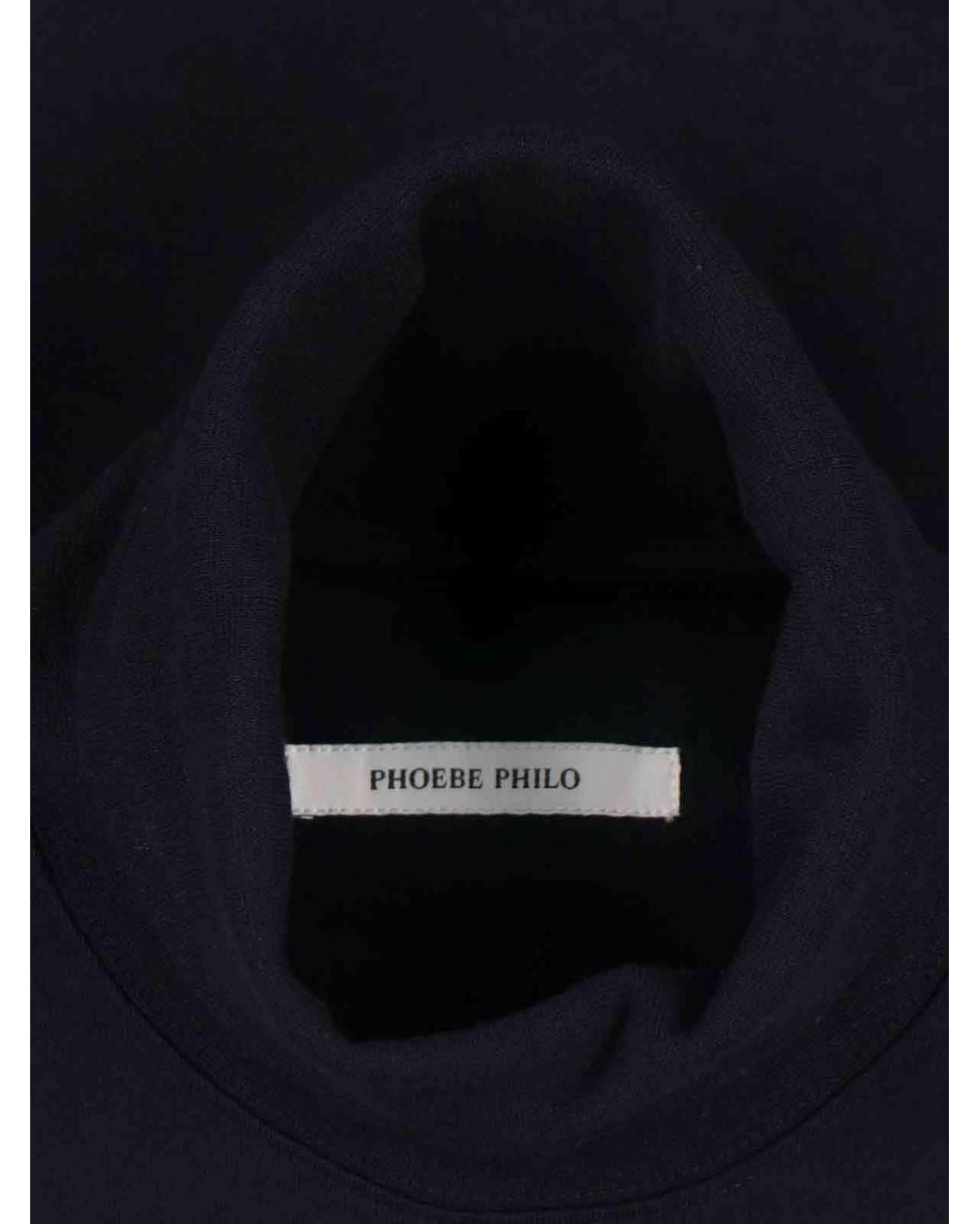 Phoebe Philo Blue Relaxed Long Sleeve Jersey