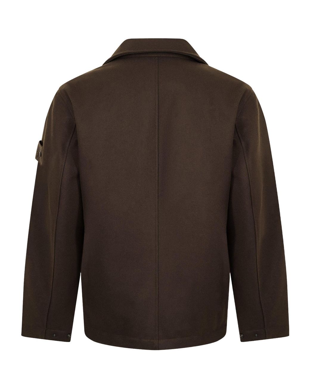 Stone Island Brown Ghost Wool Blazer for men
