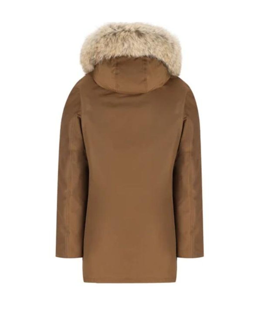 Woolrich Brown Arctic Hooded Parka for men