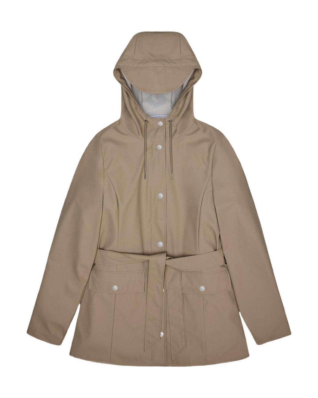 Rains Brown Curve Waterproof Jacket