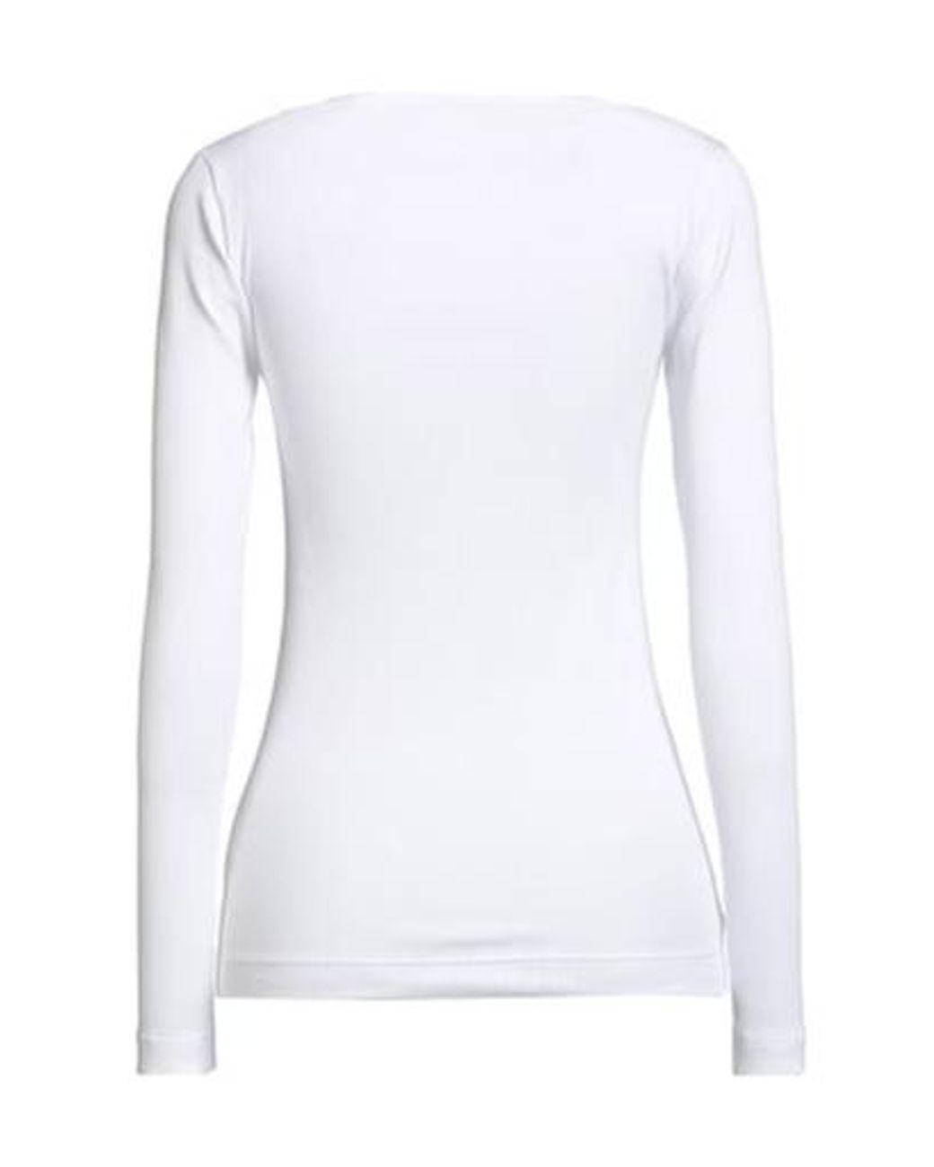 Brunello Cucinelli White Lightweight Stretch Knit Sweater