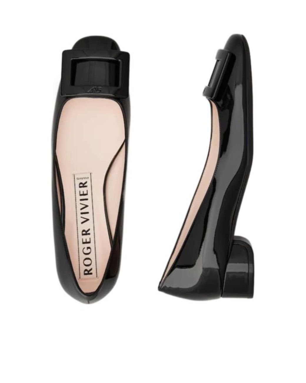 Roger Vivier Black Slip-On Pumps