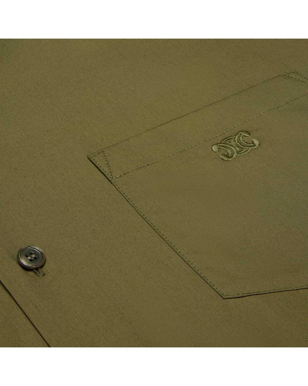 Céline Green Bowling Shirt for men