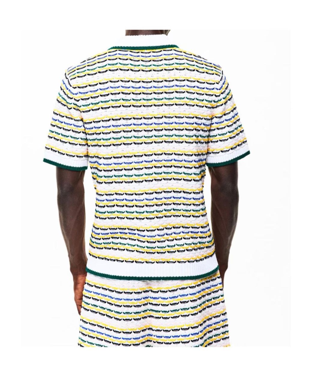 Casablanca White Casa Tuck Stitch Plo Sn62 for men
