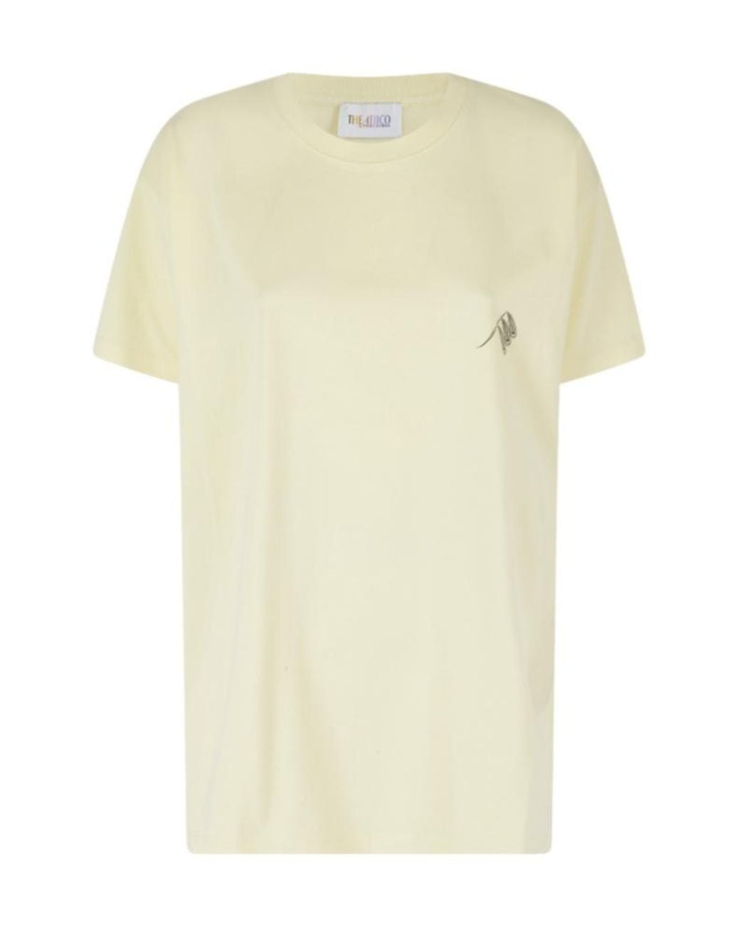 The Attico White Crew Neck T-Shirt
