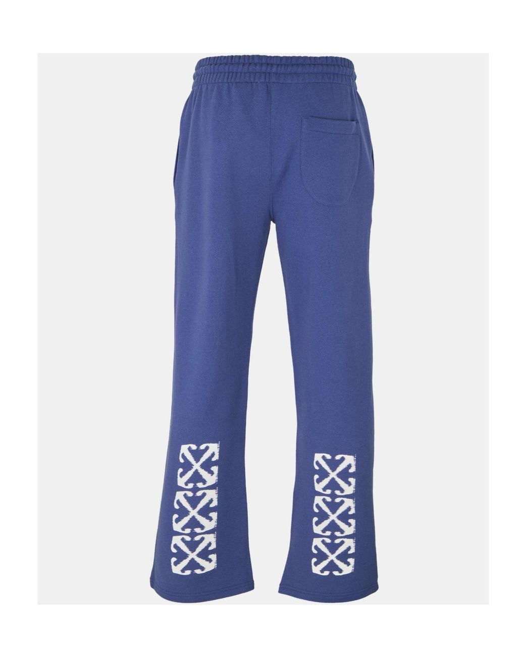 Off-White c/o Virgil Abloh Blue Casual Straight Sports Pants for men