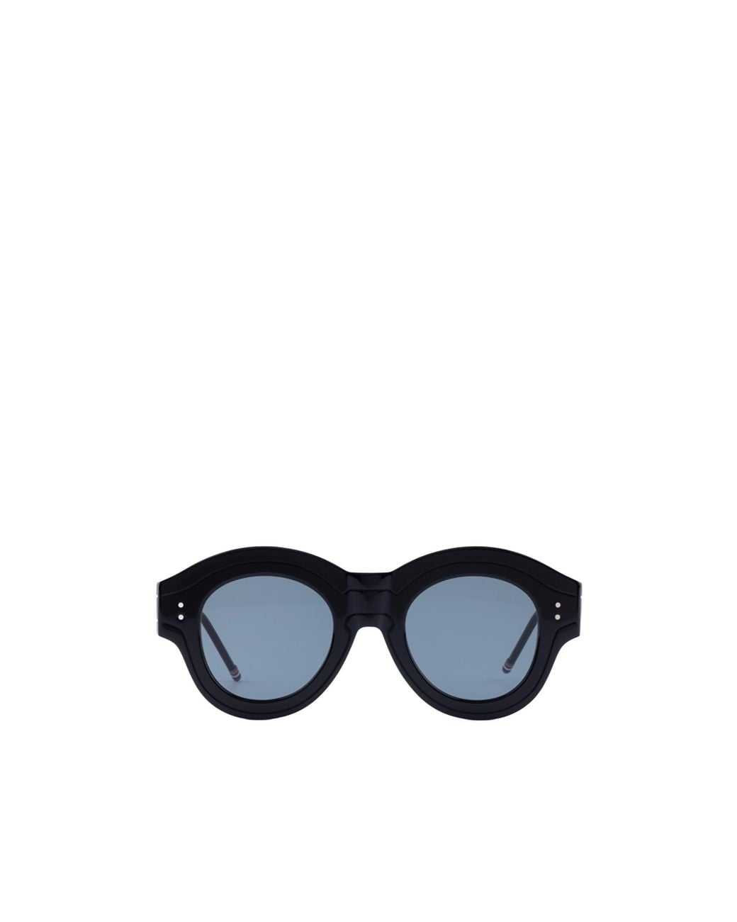 Thom Browne Blue Eyewear Round Frame Sunglasses for men