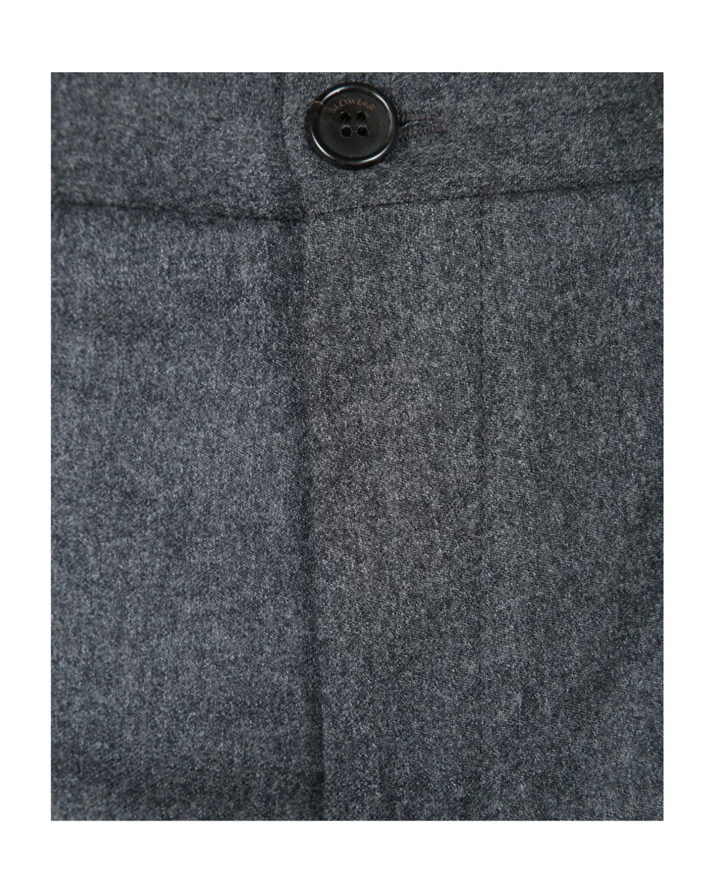 Incotex Gray Slim Fit Zip Closure Pants for men