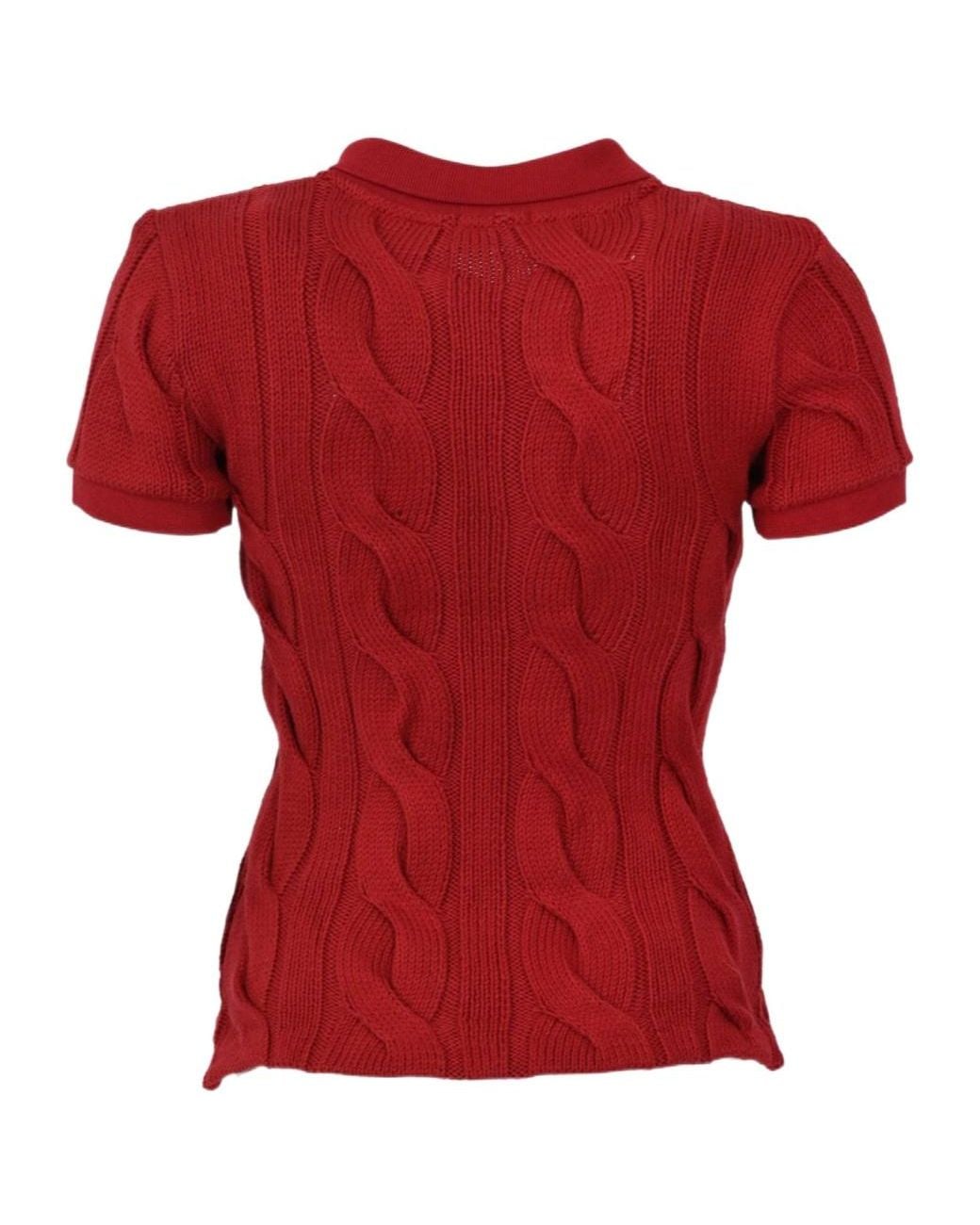 Polo Ralph Lauren Pony Embroidered Knitted Polo Shirt
