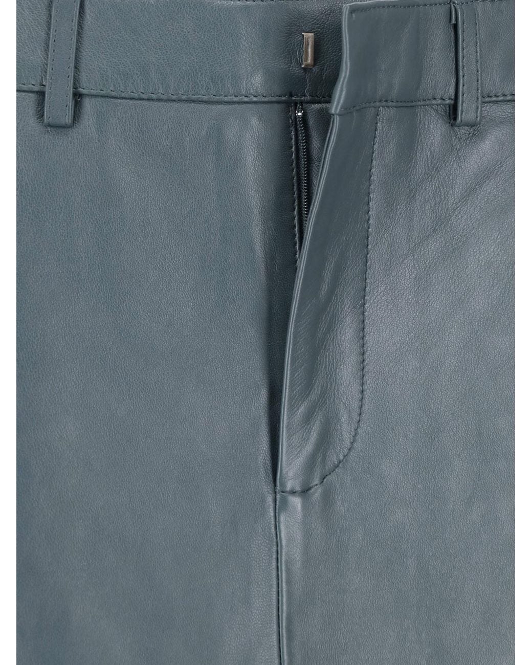 Frankie Shop Gray Maybelle Front-Slit Pencil Skirt