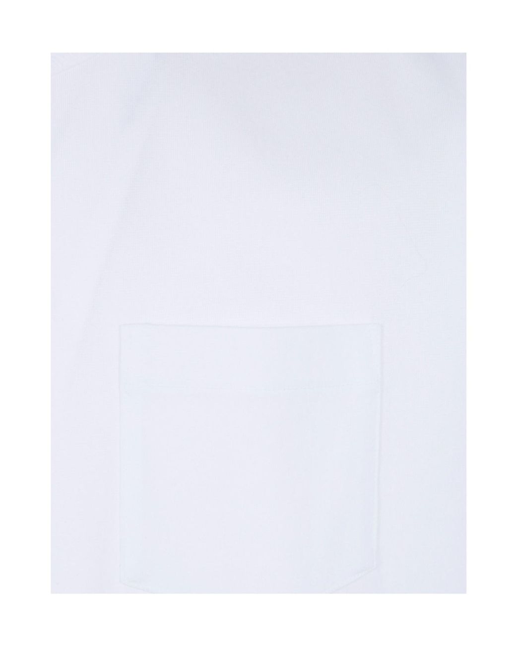 Sacai White Cotton Jersey T-Shirt for men