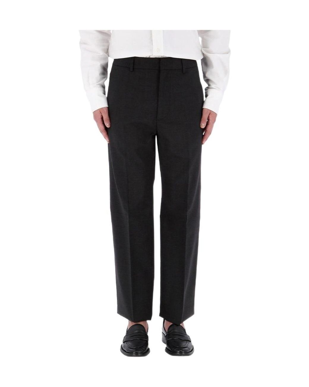 DSquared² Black Belt Loop Track Pants for men