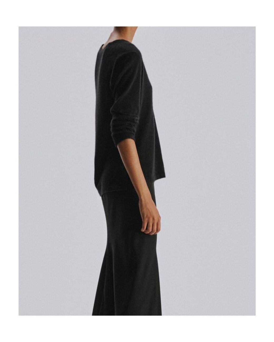 The Row Black Poesis Sweater
