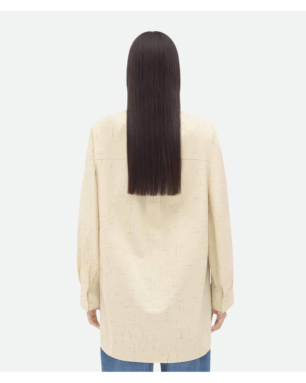 Bottega Veneta White Long Sleeved Buttoned Shirt