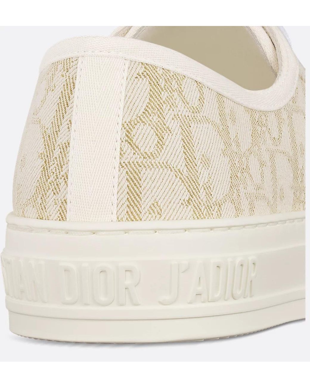 Dior White Christian Walk'N' Lace-Up Sneakers