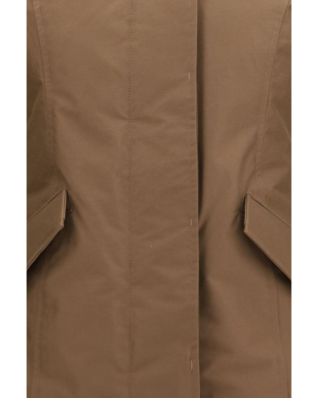 Woolrich Brown Hooded Padded Arctic Parka Coat