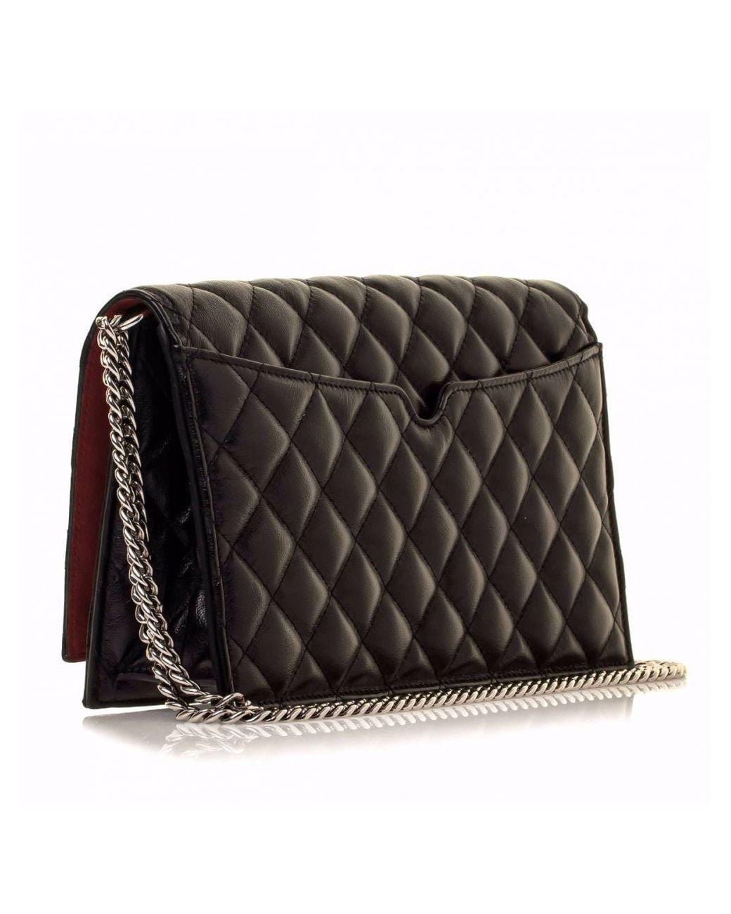 McQueen Black Small Skull Crossbody Bag