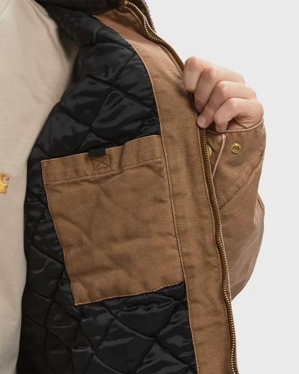 Carhartt Brown Og Detroit Jacket for men