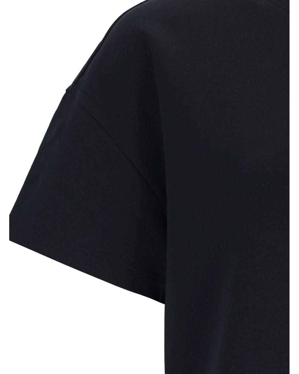 Loewe Black Asymmetric Jersey T-Shirt