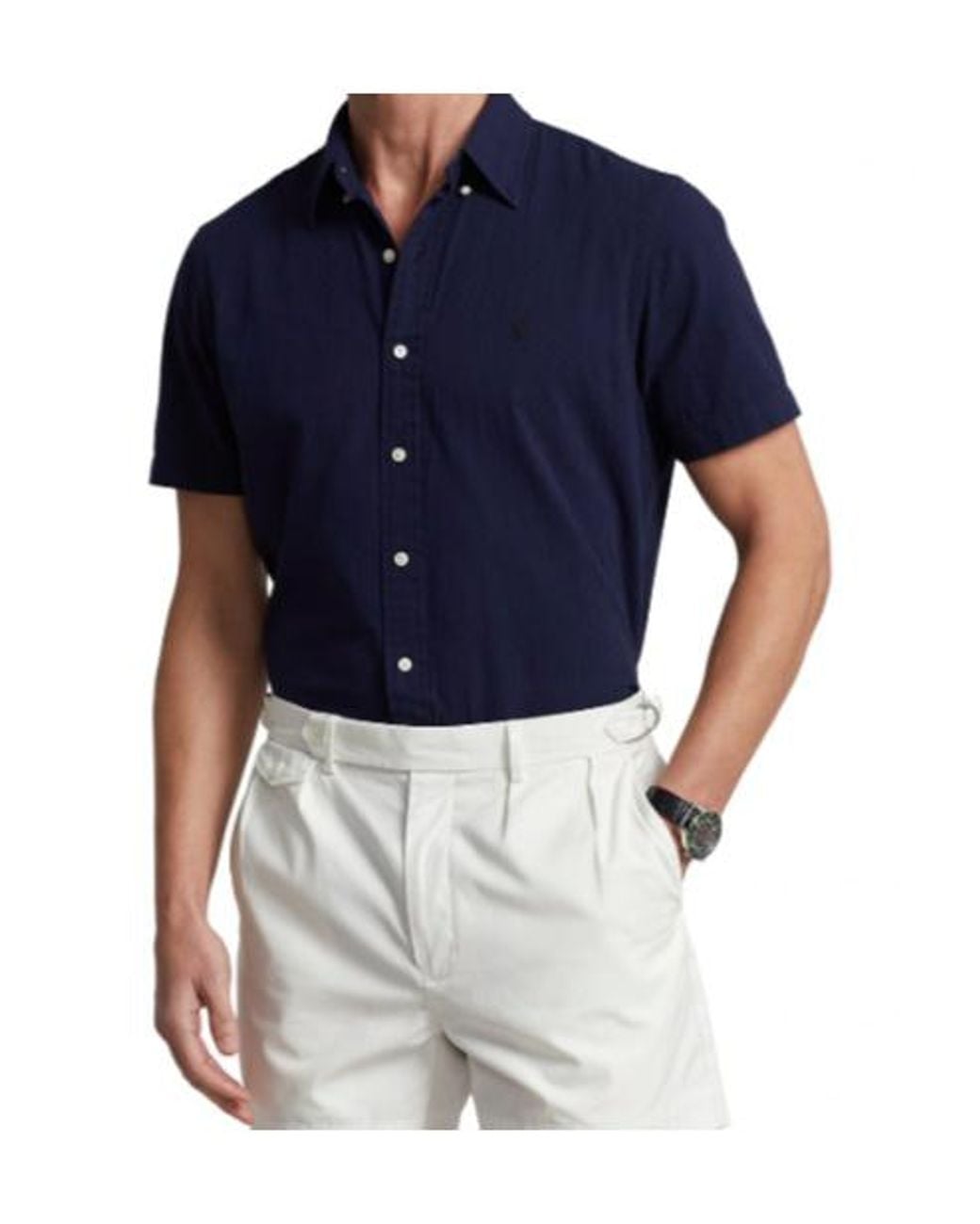 Polo Ralph Lauren Blue Short Sleeve Shirt for men