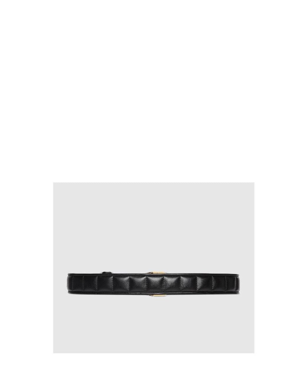 Gucci White Gg Buckle Belt
