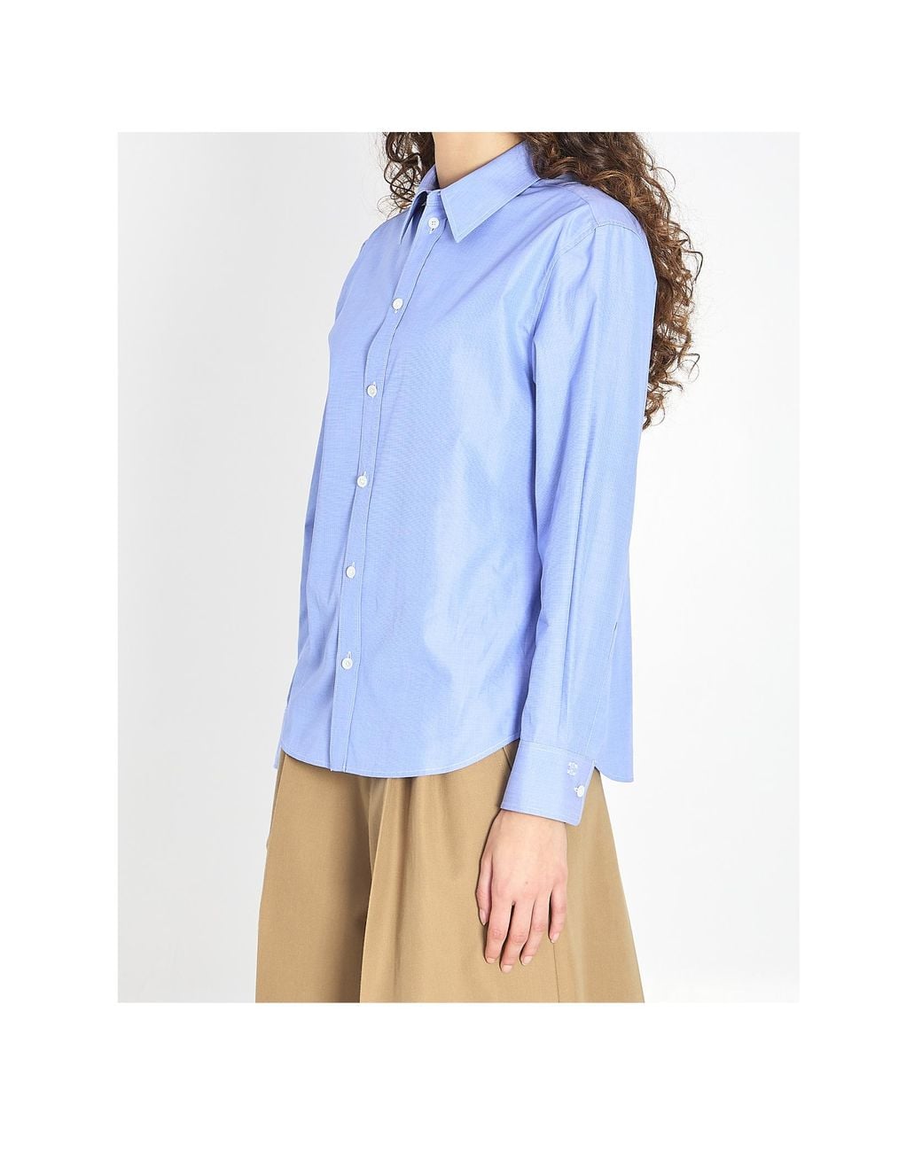 Céline Blue Relaxed Shirt