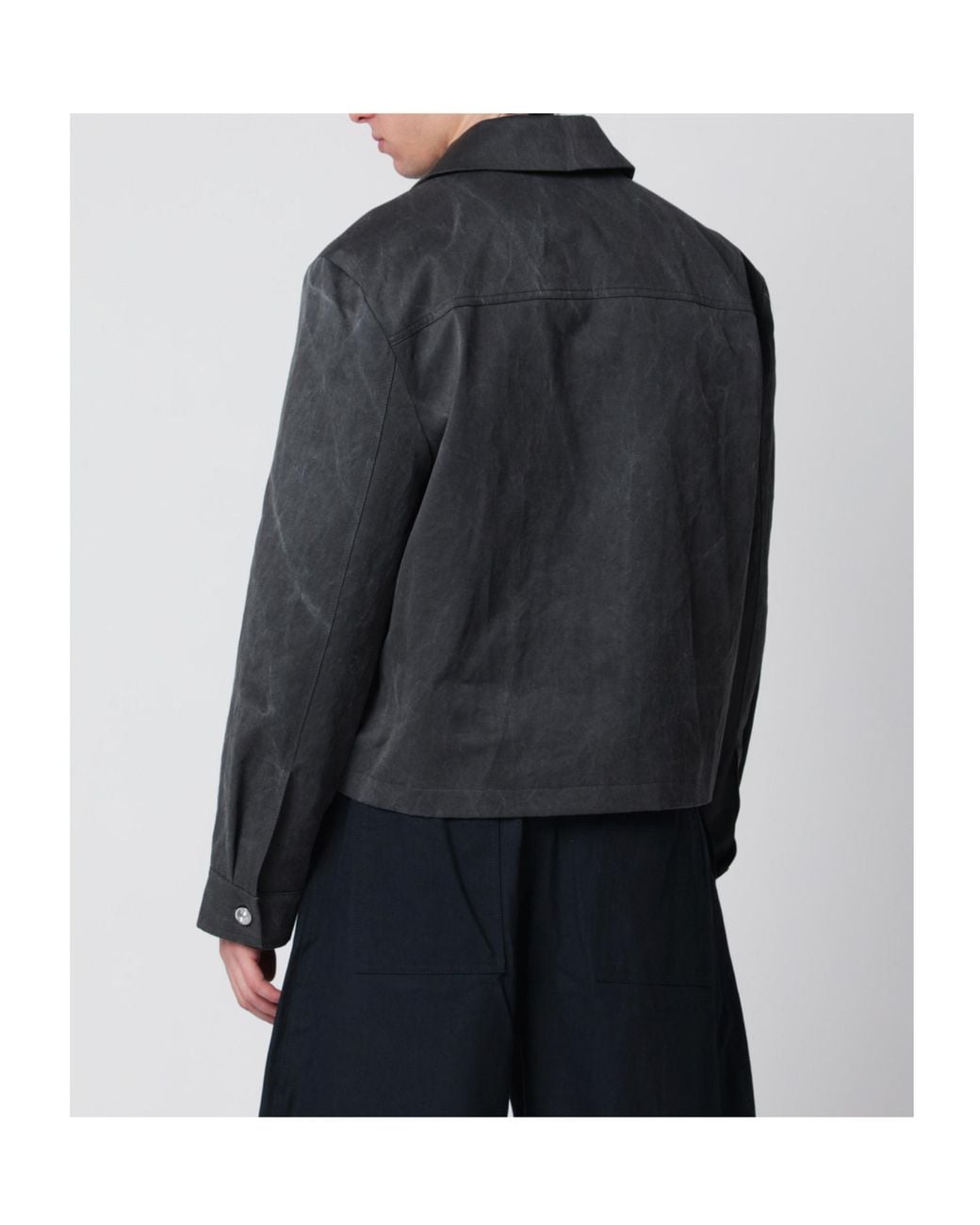 Séfr Blue Zipper Jacket for men