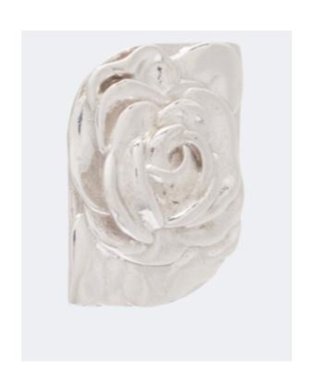 Magda Butrym White Floral Earrings