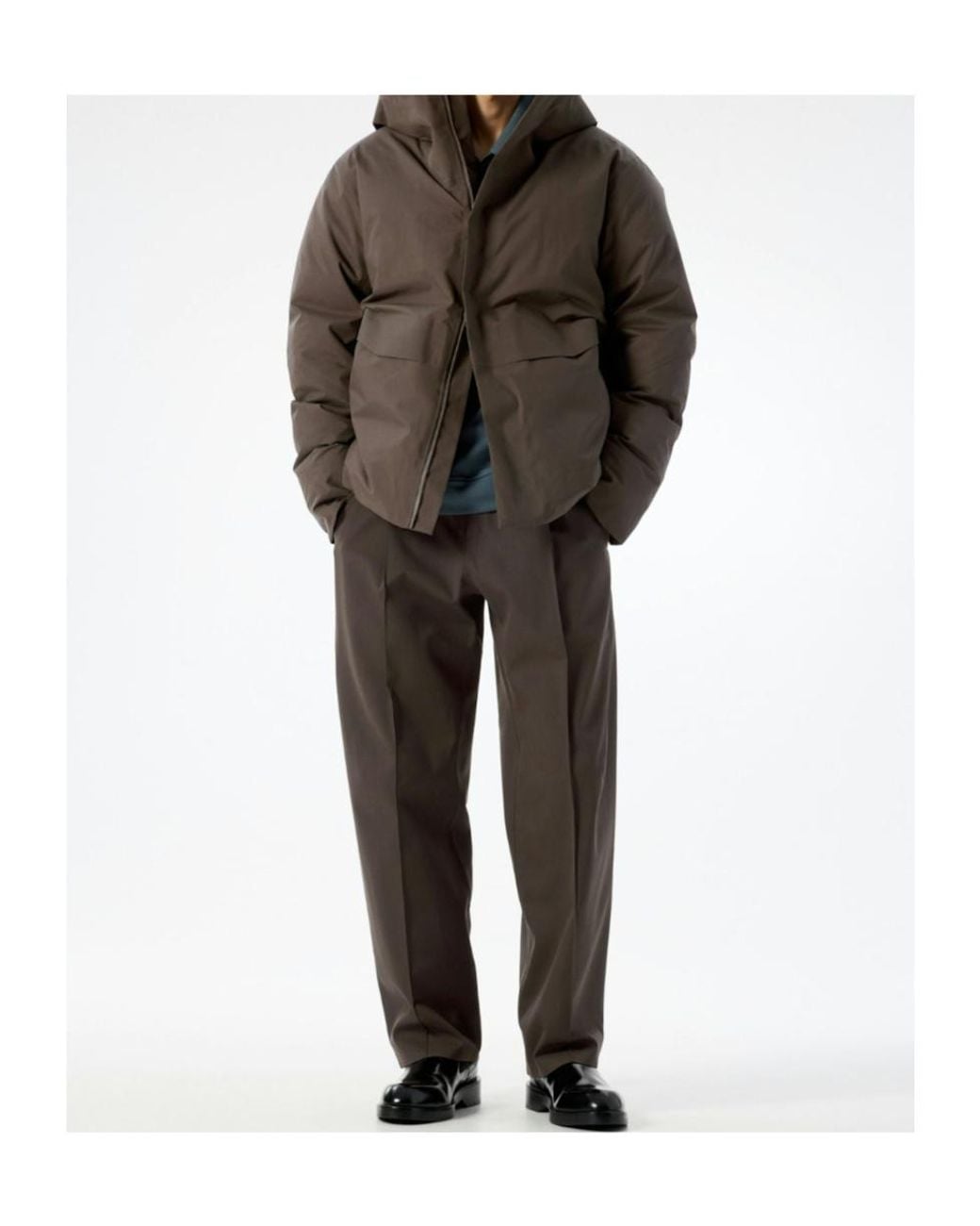 Veilance Brown Sorin Down Jacket for men